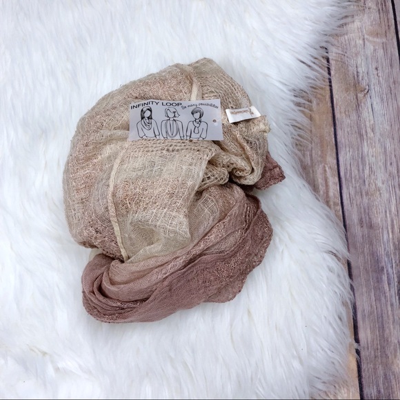 NWT Infinity Loop Scarf Collection 18 | Rose Gold - Picture 2 of 5
